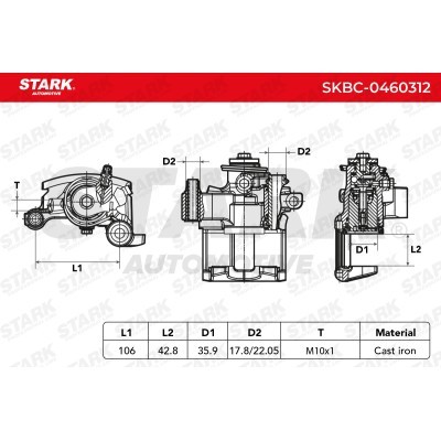 Zacisk Hamulcowy Stark SKBC-0460312 SKBC-0460312 - foto 5
