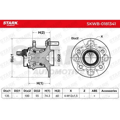 Łożysko Koła Stark SKWB-0181341 SKWB-0181341 - foto 6