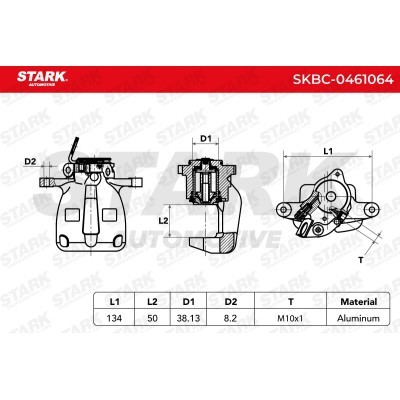 Zacisk Hamulcowy Stark SKBC-0461064 SKBC-0461064 - foto 7