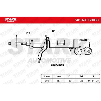 Amortyzator Stark SKSA-0130188 SKSA-0130188 - foto 3