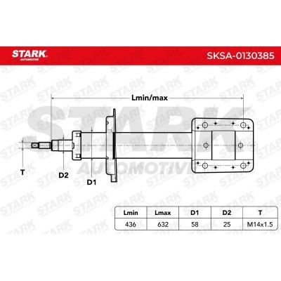 Amortyzator Stark SKSA-0130385 SKSA-0130385 - foto 3