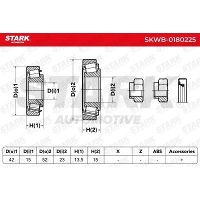Łożysko Koła Stark SKWB-0180225 SKWB-0180225 - foto 5