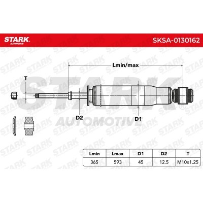 Amortyzator Stark SKSA-0130162 SKSA-0130162 - foto 3