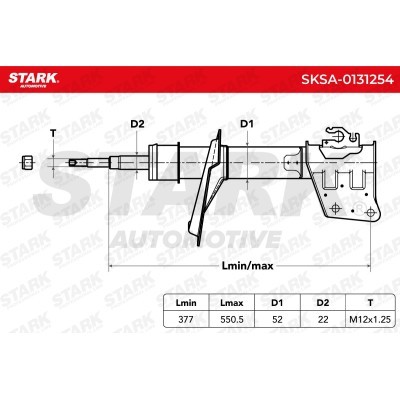 Amortyzator Stark SKSA-0131254 SKSA-0131254 - foto 3