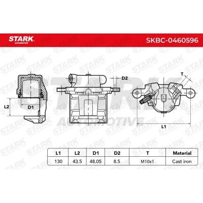 Zacisk Hamulcowy Stark SKBC-0460596 SKBC-0460596 - foto 6