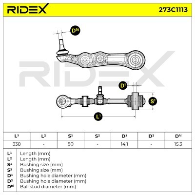 Wahacz RIDEX 273C1113 273C1113 - foto 5