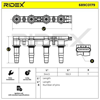 Cewka Zapłonowa RIDEX 689C0179 689C0179 - foto 4