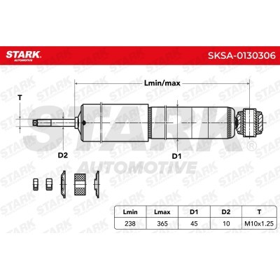Amortyzator Stark SKSA-0130306 SKSA-0130306 - foto 3