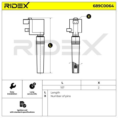 Cewka Zapłonowa RIDEX 689C0064 689C0064 - foto 6