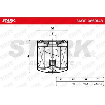 Filtr Oleju Stark SKOF-0860148 SKOF-0860148 - foto 5