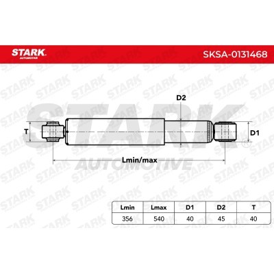 Amortyzator Stark SKSA-0131468 SKSA-0131468 - foto 3
