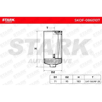 Filtr Oleju Stark SKOF-0860107 SKOF-0860107 - foto 6