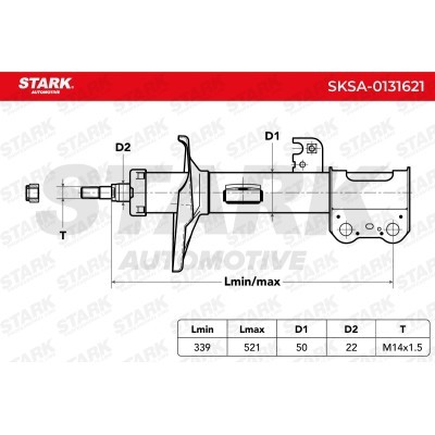 Amortyzator Stark SKSA-0131621 SKSA-0131621 - foto 3