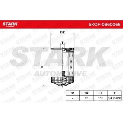 Filtr Oleju Stark SKOF-0860068 SKOF-0860068 - foto 4