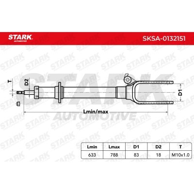 Amortyzator Stark SKSA-0132151 SKSA-0132151 - foto 8