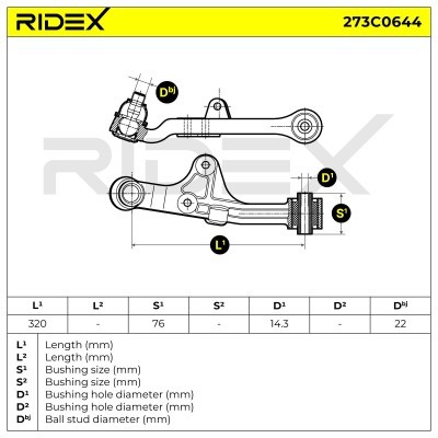Wahacz RIDEX 273C0644 273C0644 - foto 6