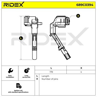 Cewka Zapłonowa RIDEX 689C0394 689C0394 - foto 6