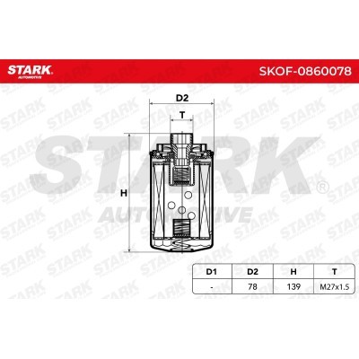 Filtr Oleju Stark SKOF-0860078 SKOF-0860078 - foto 6