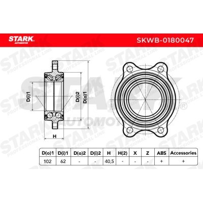 Łożysko Koła Stark SKWB-0180047 SKWB-0180047 - foto 6
