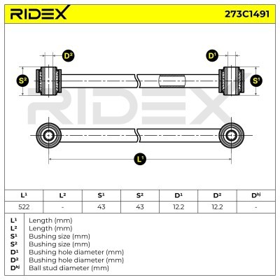 Wahacz RIDEX 273C1491 273C1491 - foto 5