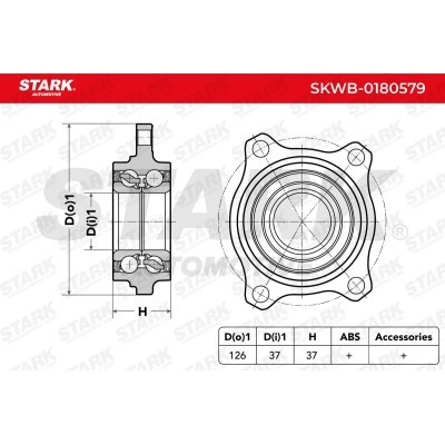 Łożysko Koła Stark SKWB-0180579 SKWB-0180579 - foto 4