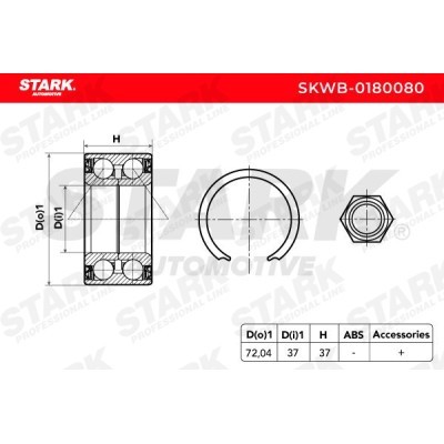 Łożysko Koła Stark SKWB-0180080 SKWB-0180080 - foto 2
