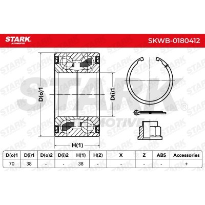 Łożysko Koła Stark SKWB-0180412 SKWB-0180412 - foto 4