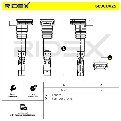 Cewka Zapłonowa RIDEX 689C0025 689C0025 - foto 4