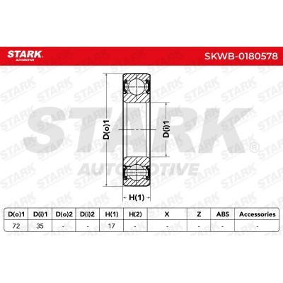 Łożysko Koła Stark SKWB-0180578 SKWB-0180578 - foto 5