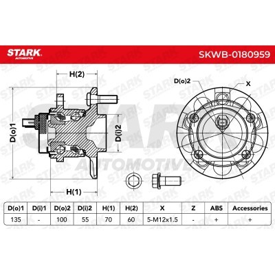 Łożysko Koła Stark SKWB-0180959 SKWB-0180959 - foto 6