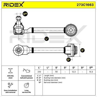 Wahacz RIDEX 273C1663 273C1663 - foto 4