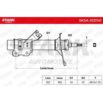 Amortyzator Stark SKSA-0131141 SKSA-0131141 - foto 2