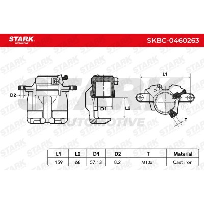 Zacisk Hamulcowy Stark SKBC-0460263 SKBC-0460263 - foto 6