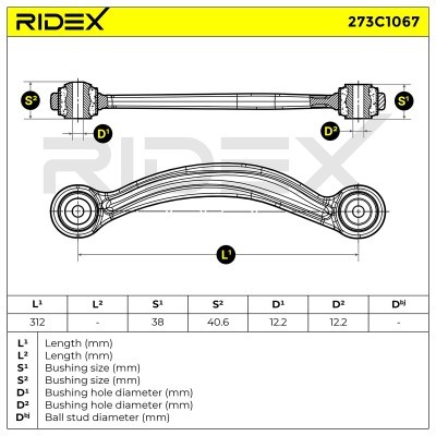 Wahacz RIDEX 273C1067 273C1067 - foto 6