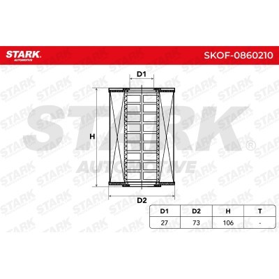 Filtr Oleju Stark SKOF-0860210 SKOF-0860210 - foto 4