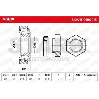 Łożysko Koła Stark SKWB-0180415 SKWB-0180415 - foto 2