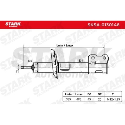 Amortyzator Stark SKSA-0130146 SKSA-0130146 - foto 4
