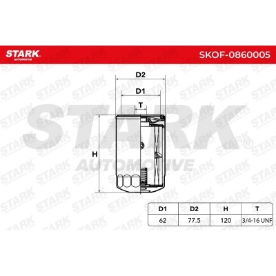 Filtr Oleju Stark SKOF-0860005 SKOF-0860005 - foto 6