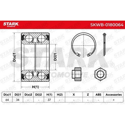 Łożysko Koła Stark SKWB-0180064 SKWB-0180064 - foto 3