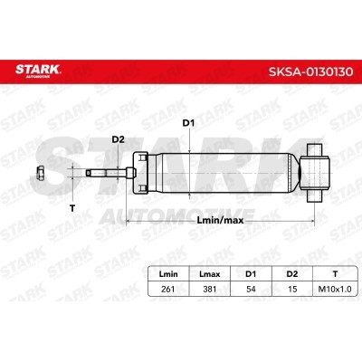 Amortyzator Stark SKSA-0130130 SKSA-0130130 - foto 3