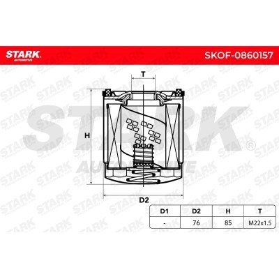 Filtr Oleju Stark SKOF-0860157 SKOF-0860157 - foto 5