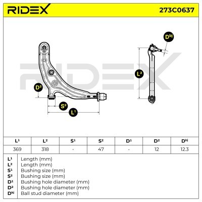 Wahacz RIDEX 273C0637 273C0637 - foto 5