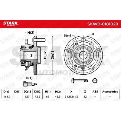 Łożysko Koła Stark SKWB-0181020 SKWB-0181020 - foto 6