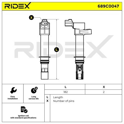 Cewka Zapłonowa RIDEX 689C0047 689C0047 - foto 4