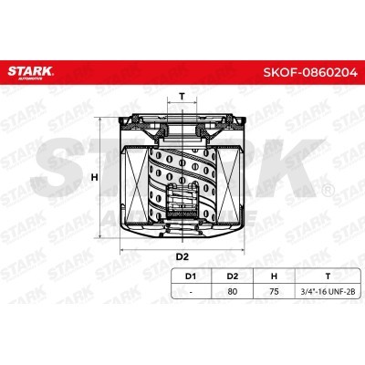 Filtr Oleju Stark SKOF-0860204 SKOF-0860204 - foto 5