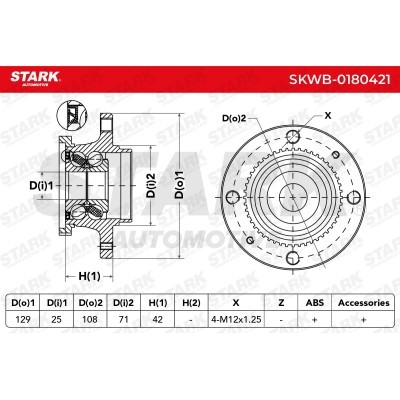 Łożysko Koła Stark SKWB-0180421 SKWB-0180421 - foto 3