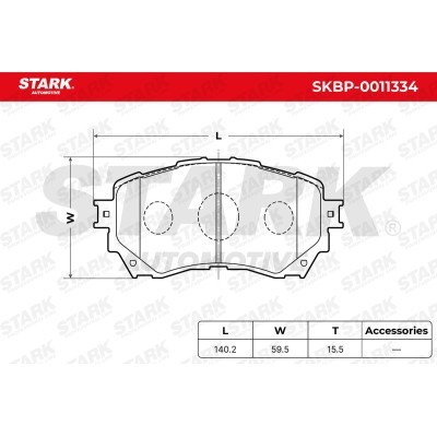 Klocki hamulcowe Stark SKBP-0011334 SKBP-0011334 - foto 6