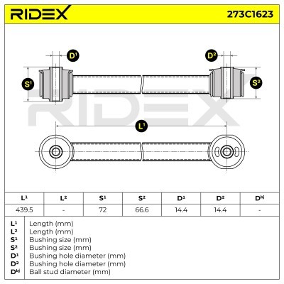 Wahacz RIDEX 273C1623 273C1623 - foto 5
