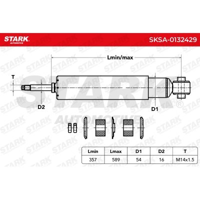 Amortyzator Stark SKSA-0132429 SKSA-0132429 - foto 5