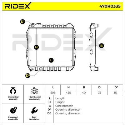 Chłodnica RIDEX 470R0335 470R0335 - foto 8